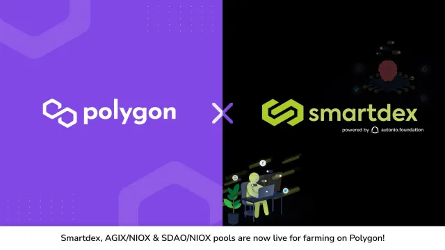 smartdex are now available for farming in polygon crypto