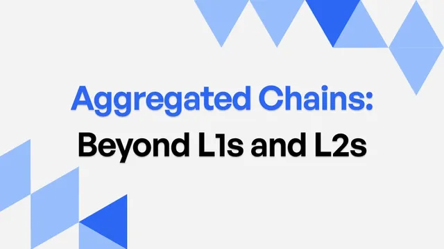 Aggregated Blockchains Fix the Layer 1 vs. Layer 2 Debate by Unifying Web3