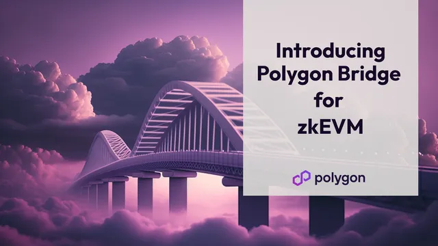 Picture of a bridge, moving transactions from layer 1 to layer 2, from Ethereum to Polygon zkEVM