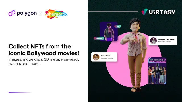 Bollywood NFTs Are Coming to Polygon With Shemaroo’s Web3 Debut