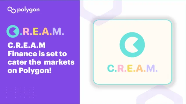 cream finance launch on polygon crypto