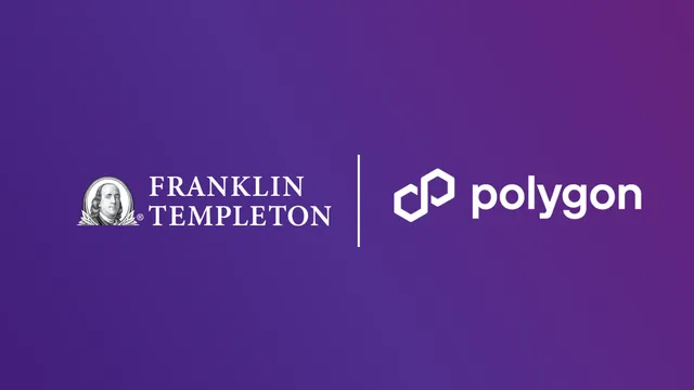 Logos of Franklin Templeton next to Polygon Labs