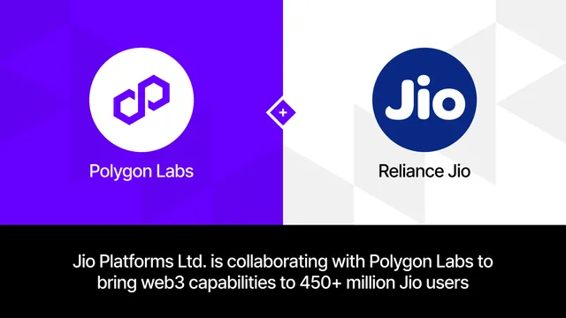 Jio Platforms Ltd. is collaborating with Polygon Labs to Bring Web3 Capabilities to 450+ Million Jio Users