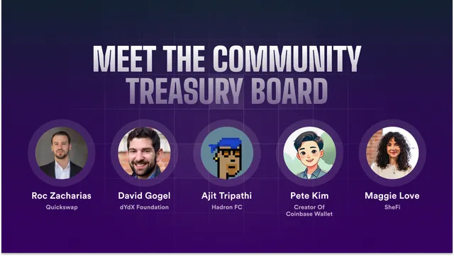 Introducing the Polygon Community Treasury Board and Governance Framework