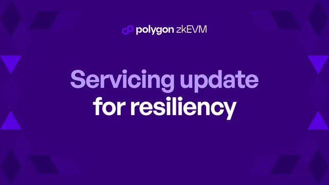 Polygon zkEVM: Servicing Update Live on Mainnet Beta