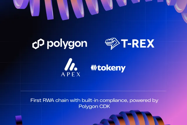 Apex Group Commits $100B in Tokenized Assets to T-REX Ledger, New RWA Compliance Chain Built with Polygon CDK